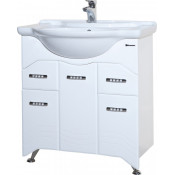 Тумба под раковину Bellezza Дрея 95 с 2 ящиками белый