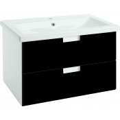 Тумба под раковину Bellezza Пегас 100 с 2 ящиками черный