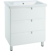 Тумба под раковину Bellezza Пегас 100 с 3 ящиками белый