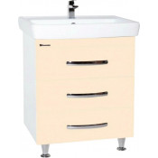 Тумба под раковину Bellezza Рокко 80 с 3 ящиками бежевая Н (ТИГОДА)