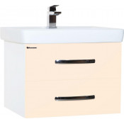 Тумба под раковину Bellezza Рокко 80 с 2 ящиками бежевая Н (ТИГОДА)