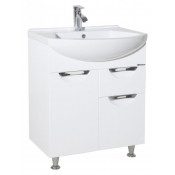 Тумба под раковину Bellezza Альфа 65 с 1 ящиком белый