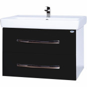 Тумба под раковину Bellezza Рокко 60 с 2 ящиками черный Н