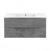 Тумба под раковину Vincea Mia 1000 VMC-2MC100BT Beton