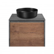 Тумба под раковину Vincea Mesa 600 VMC-2MS600TB T.Oak/Beton