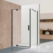 Душевой уголок Vincea Extra VSR-1E901090CLB 90х90 черный/прозрачное