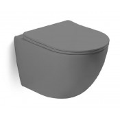Унитаз подвесной Vincea Globo VT1-14SMG матовый серый