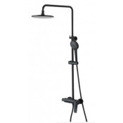 Душевая система Lemark Bronx LM3760BL черный матовый