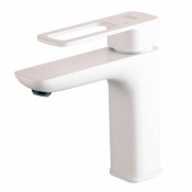 Смеситель для раковины Iddis Slide SLIWT00i01 белый матовый