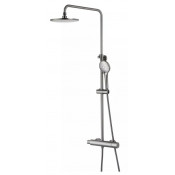 Душевая система Lemark Bronx LM3770GM с термостатом графит