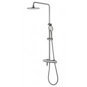 Душевая система Lemark Bronx LM3772GM с термостатом графит