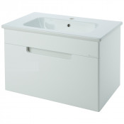 Тумба под раковину Bellezza Сириус 80 с 1 ящиком белый