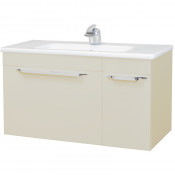 Тумба c раковиной Bellezza Альдо 80 подвесная бежевая