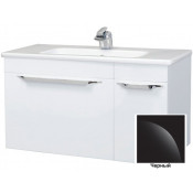 Тумба под раковину Bellezza Альдо 80 с 1 ящиком + дверь черный