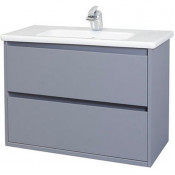 Тумба под раковину  Bellezza Лоренцо 80 2 ящика черный