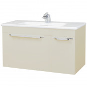 Тумба под раковину Bellezza Альдо 100 с 1 ящиком + дверь бежевый