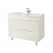Тумба под раковину Bellezza Эйфория 100 с 2 ящиками белый