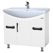 Тумба под раковину Bellezza Лагуна 85 с 2 ящиками белая