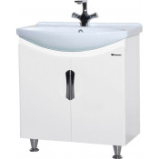 Тумба под раковину Bellezza Лагуна 65 прямая белая