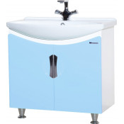 Тумба под раковину Bellezza Лагуна 65 прямая голубой
