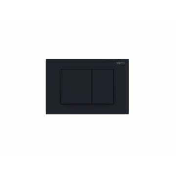 Панель смыва Aquatek KDI-0000012 (001D) (клавиша квадрат) черная матовая