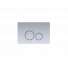 Панель смыва Aquatek KDI-0000019 (005C) Хром матовая ободок хром (клавиши круглые)