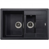 Кухонная мойка Kaiser KG2M-7850-BP Black Pearl