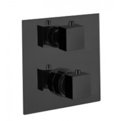 Смеситель для душа с термостатом Webert Pegaso PE970903560 черный матовый