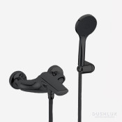 Смеситель для ванны Webert Aria AI850101844 черный матовый/хром