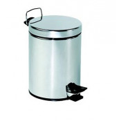 Ведро для мусора Nofer 09100.03.B с педалью 3 л. глянец