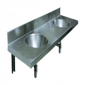 Раковина коллективная из нержавеющей стали Nofer Wash 13071.3.S