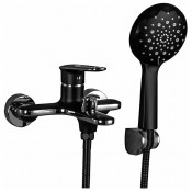 Смеситель для ванны Frap F3249-6 чёрный /хром