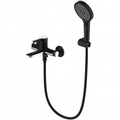 Смеситель для ванны Gappo G3203-6 черный/хром