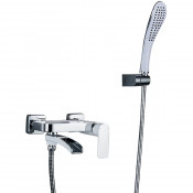 Смеситель для ванны Gappo G3248-8 белый/хром