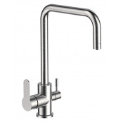 Смеситель для кухни Frap F43801 с подключением к фильтру сатин