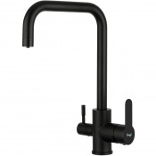 Смеситель для кухни Frap F43801-6 с подключением к фильтру черный матовый