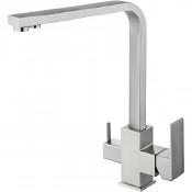 Смеситель для кухни Frap F43802 с подключением к фильтру сталь