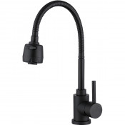 Смеситель для кухни Frap F40993-6 черный матовый