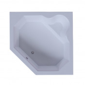 Акриловая ванна Aquatek Лира LIR150-0000119 148х148 с фронтальным экраном