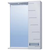 Зеркальный шкаф Vigo Diana 50 8-500-Пр с подсветкой правый белый