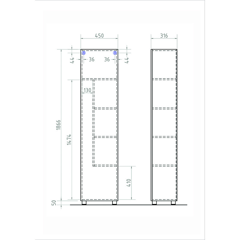 Пенал geometry 450