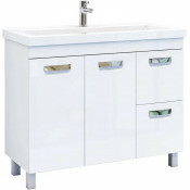 Тумба под раковину Vigo Plaza 100 tn.PLA.MIR.100.2D.2Y белый