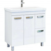 Тумба под раковину Vigo Plaza 80 tn.PLA.MIR.80.2D.2Y белый