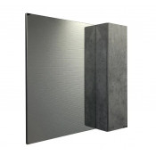 Зеркало-шкаф Comforty Осло 80 00-00006508 бетон светлый