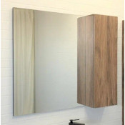 Зеркало-шкаф Comforty Порто 90 00-00009232 дуб темно-коричневый