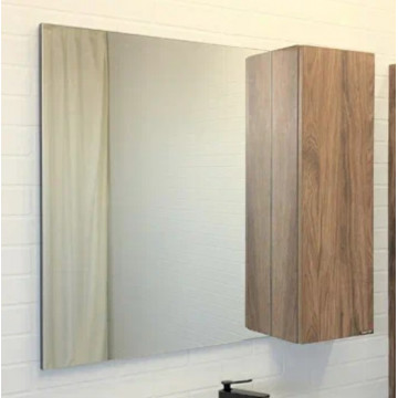 Зеркало-шкаф Comforty Порто 90 00-00009232 дуб темно-коричневый