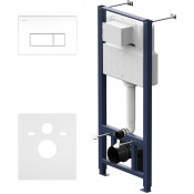 Инсталляция для подвесного унитаза Am.Pm Pro M I012704.8001 с клавишей смыва белый