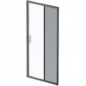 Душевая дверь Am.Pm Gem Solo W90G-100-1-195BG 100 черный матовый/тонированное