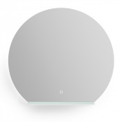 Зеркало BelBagno SPC-RNG-1000-LED-TCH-MENS 100x100 с подсветкой, сенсором и полкой