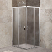 Душевой уголок BelBagno Unique UNIQUE-A-2-85/100-P-Cr 85x85 хром/рифленое